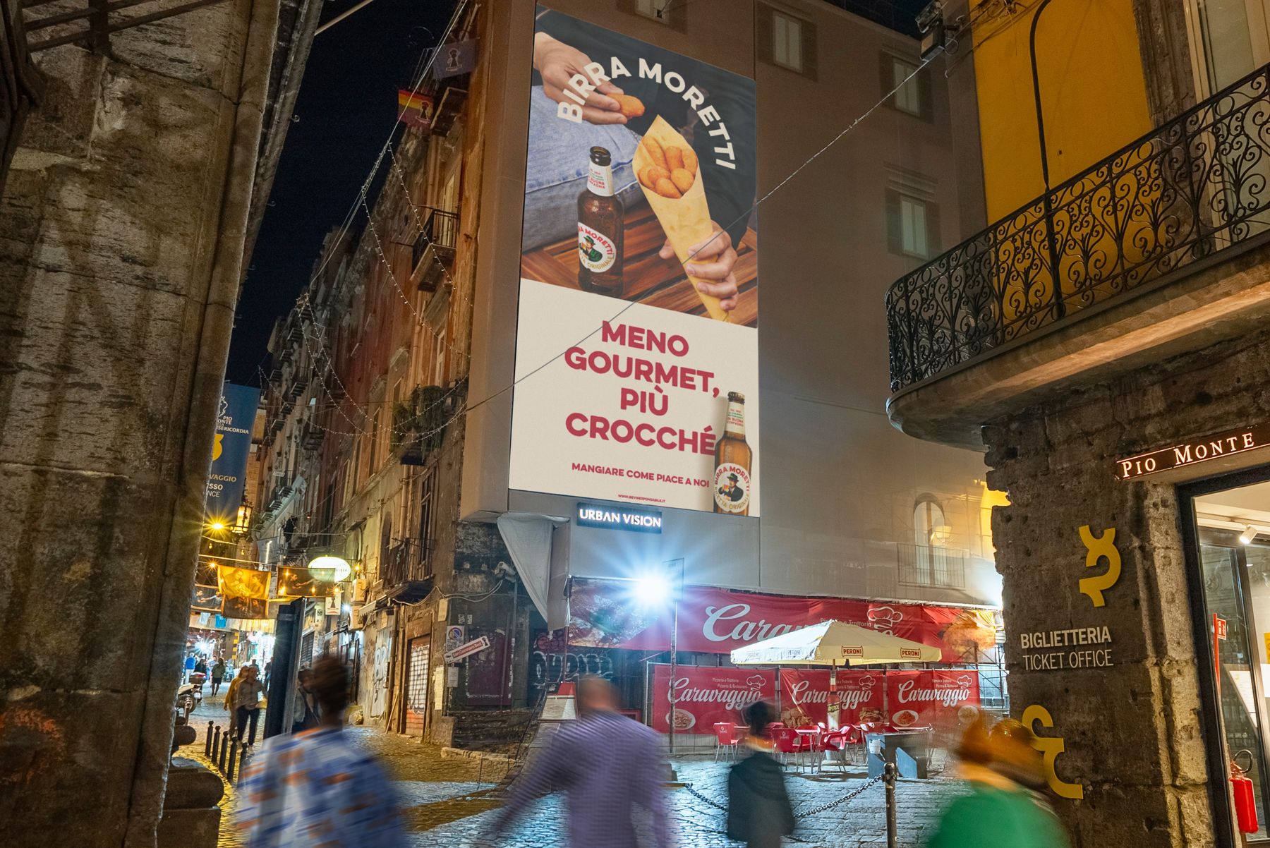 Napoli — centro storico by night, Meno gourmet più crocché