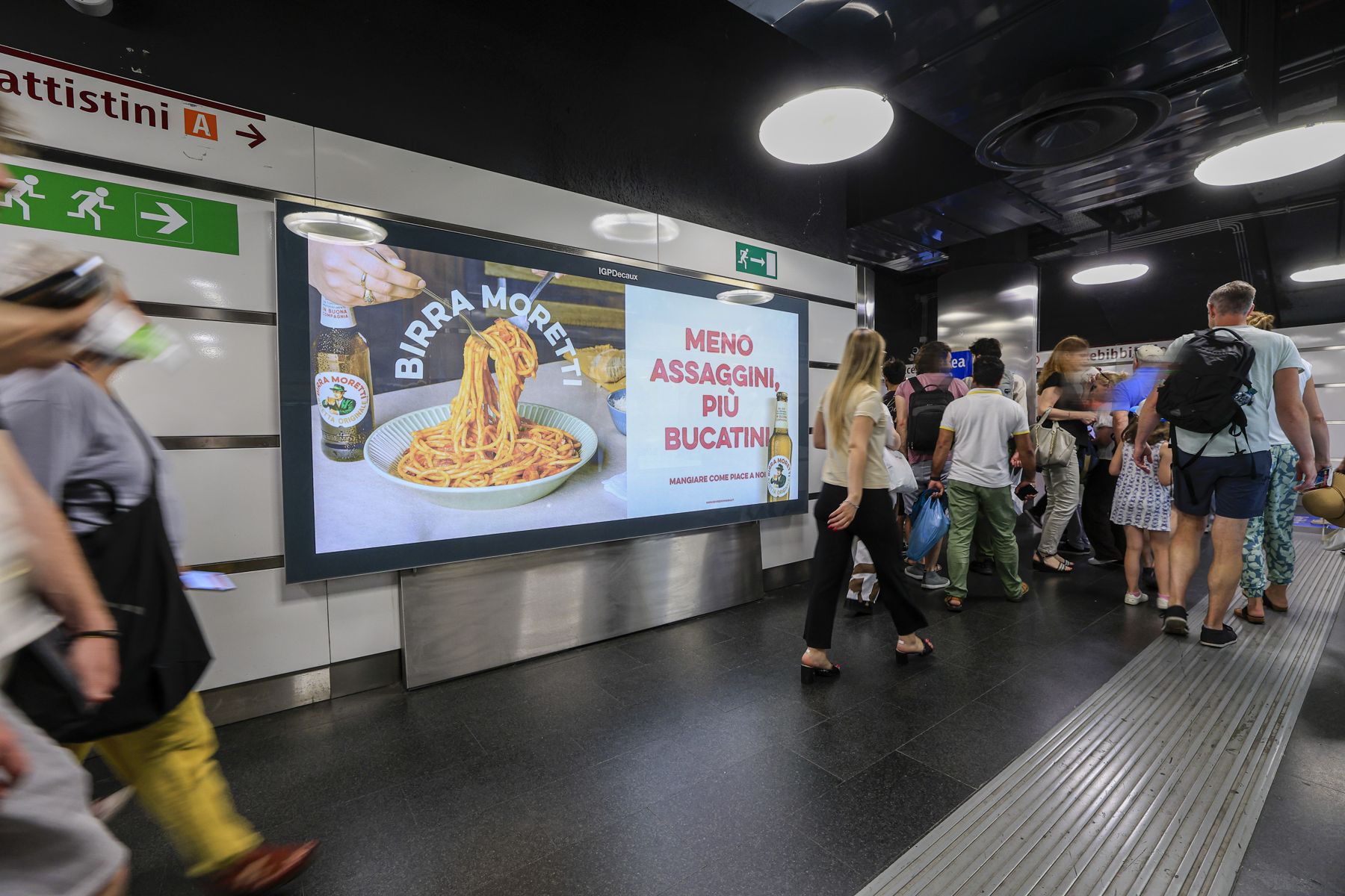 Roma — Metro Battistini, Meno assaggini più bucatini
